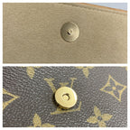 Louis Vuitton Monogram Pochette Twin GM Shoulder Bag Brown — view 7