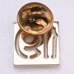 Chanel No.19 Pin Brooch Gold Plated And Rhinestone 4.1 g — view 4