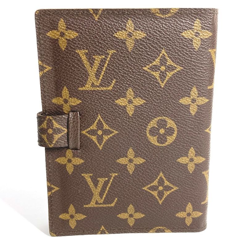 Louis Vuitton Notebook Cover Pochette Photo Case Monogram Canvas Brown — view 3