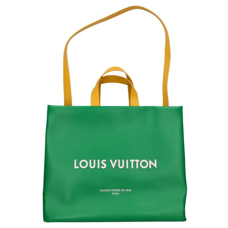Louis Vuitton Shopper Tote MM Cowhide Leather Bag — view 2