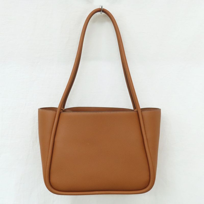Prada Mini Tote Bag 1 Bg539 Shoulder Soft Grain Leather Camel — view 3