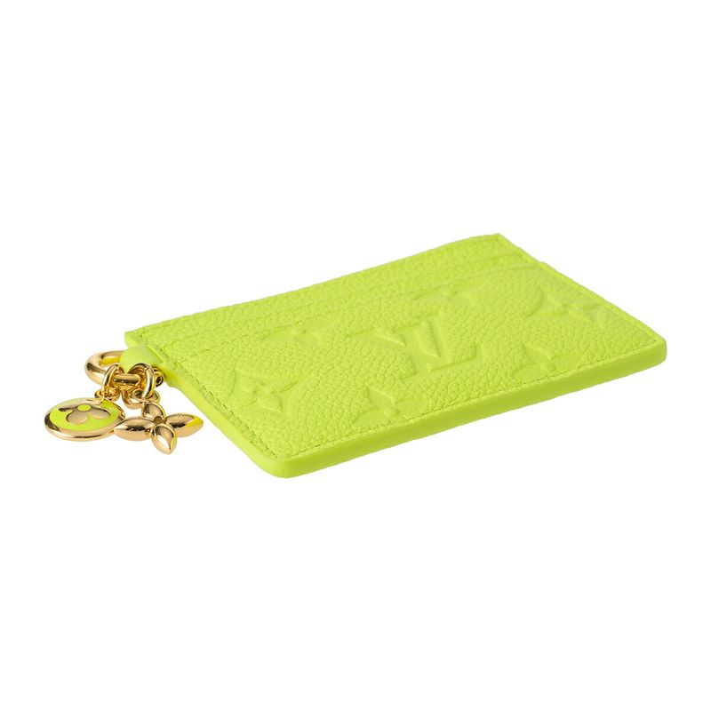 Louis Vuitton Card Case Holder Charm Zesty Lime — view 3