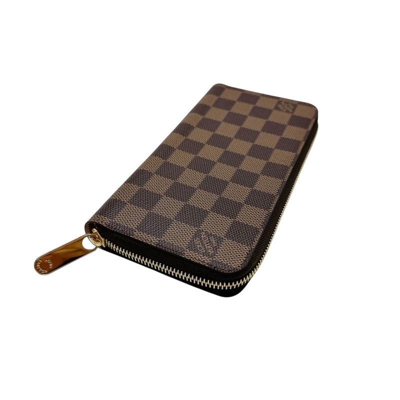Louis Vuitton Damier Round Long Wallet Zippy — view 4
