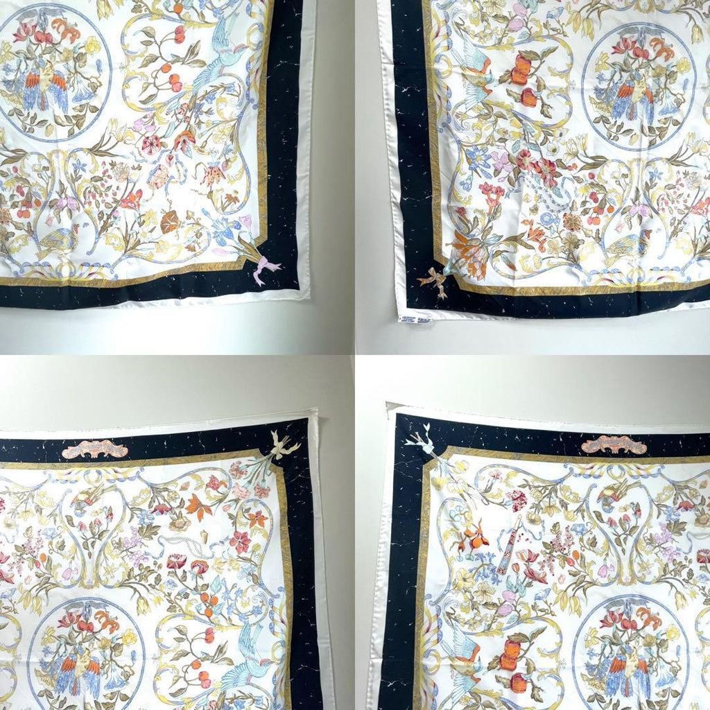 Hermes Scarf Carre 90 Oriental Stone and Western Stonework Silk — view 6