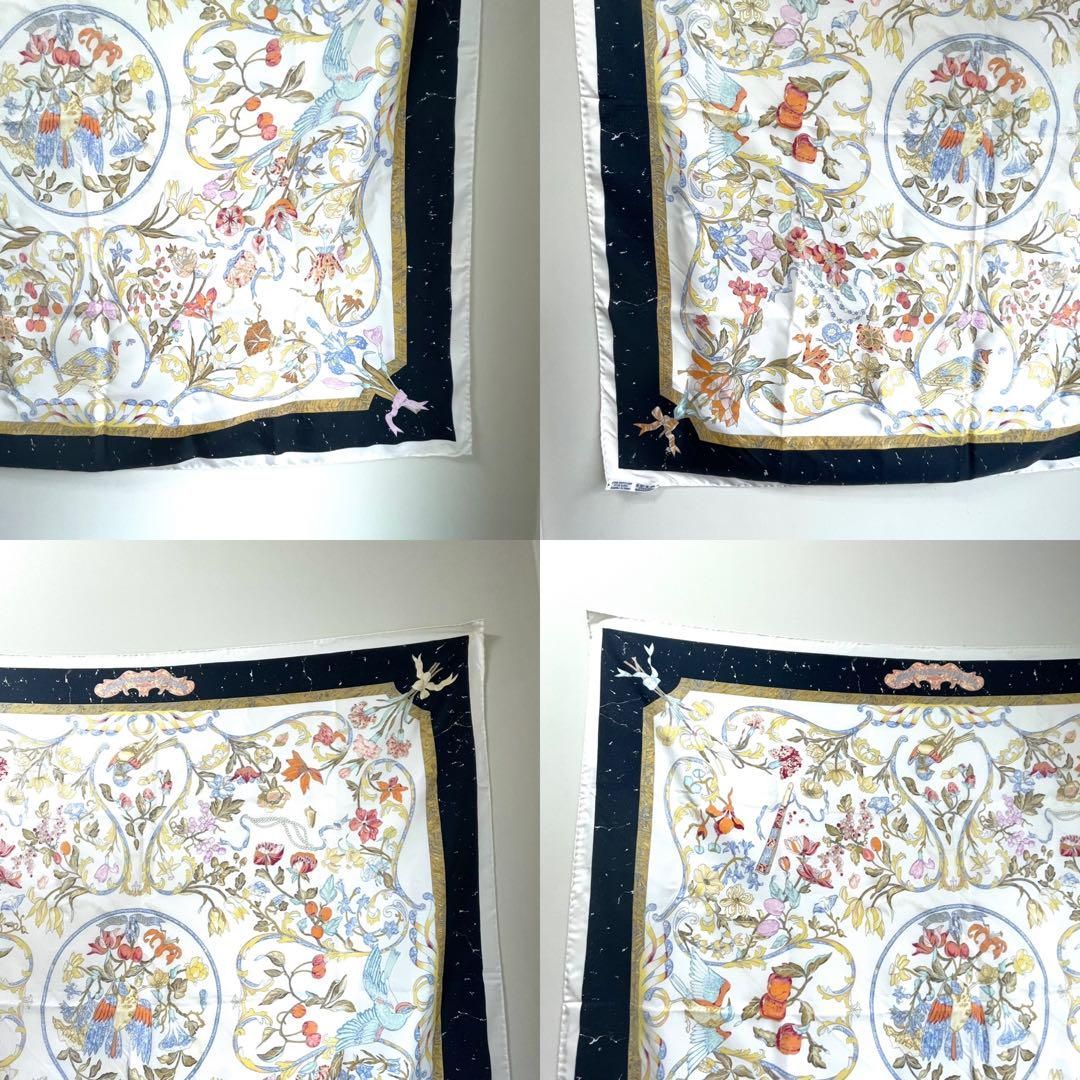 Hermes Scarf Carre 90 Oriental Stone and Western Stonework Silk — view 6