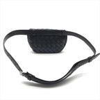 Bottega Veneta Belt Bag Waist Pouch Bag with Key Ring Black — view 4
