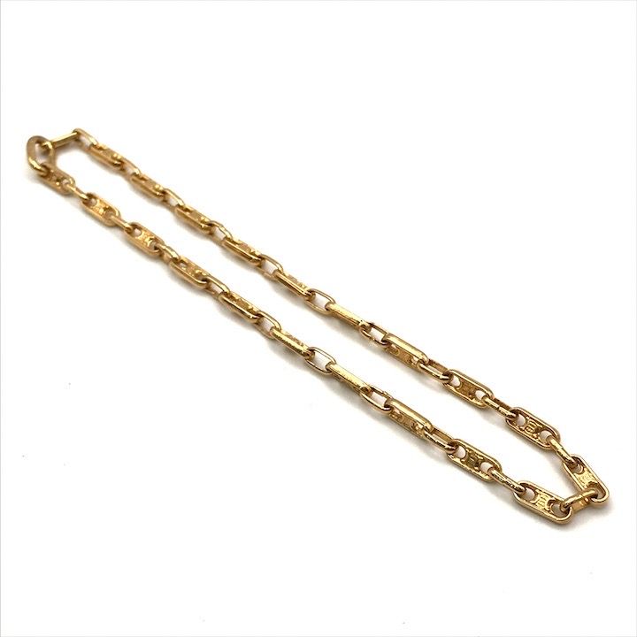 Celine Macadam Triomphe Link Necklace Choker Gold — view 4