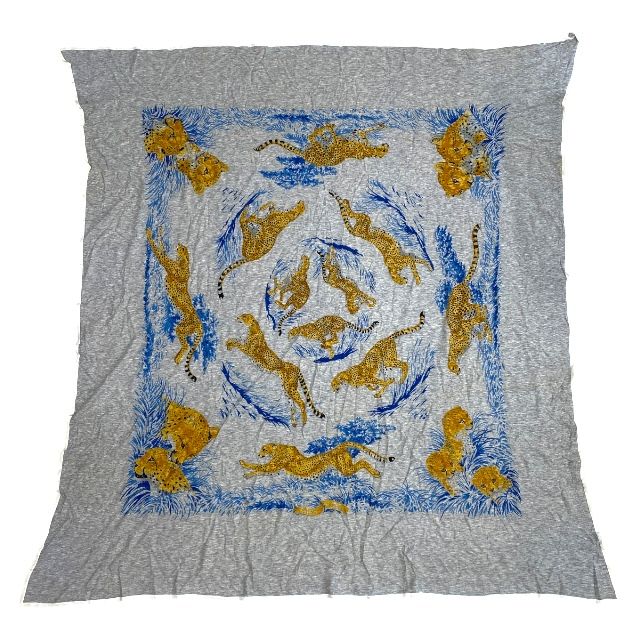 Hermes Guepards Scarf Carre Leopard Cheetah Square 110 cm — view 2