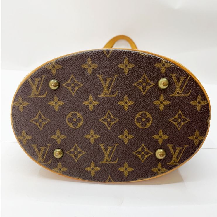 Louis Vuitton Monogram Petit Baguette Tote Bag Brown — view 6