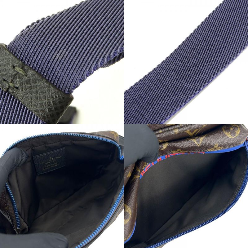 Louis Vuitton Waist Bag Pacific Bum Monogram Brown Blue Kim Jones — view 8