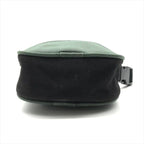 Chanel CC Logo Sports Line Shoulder Bag 2-Way Nylon Canvas Black Green — view 4