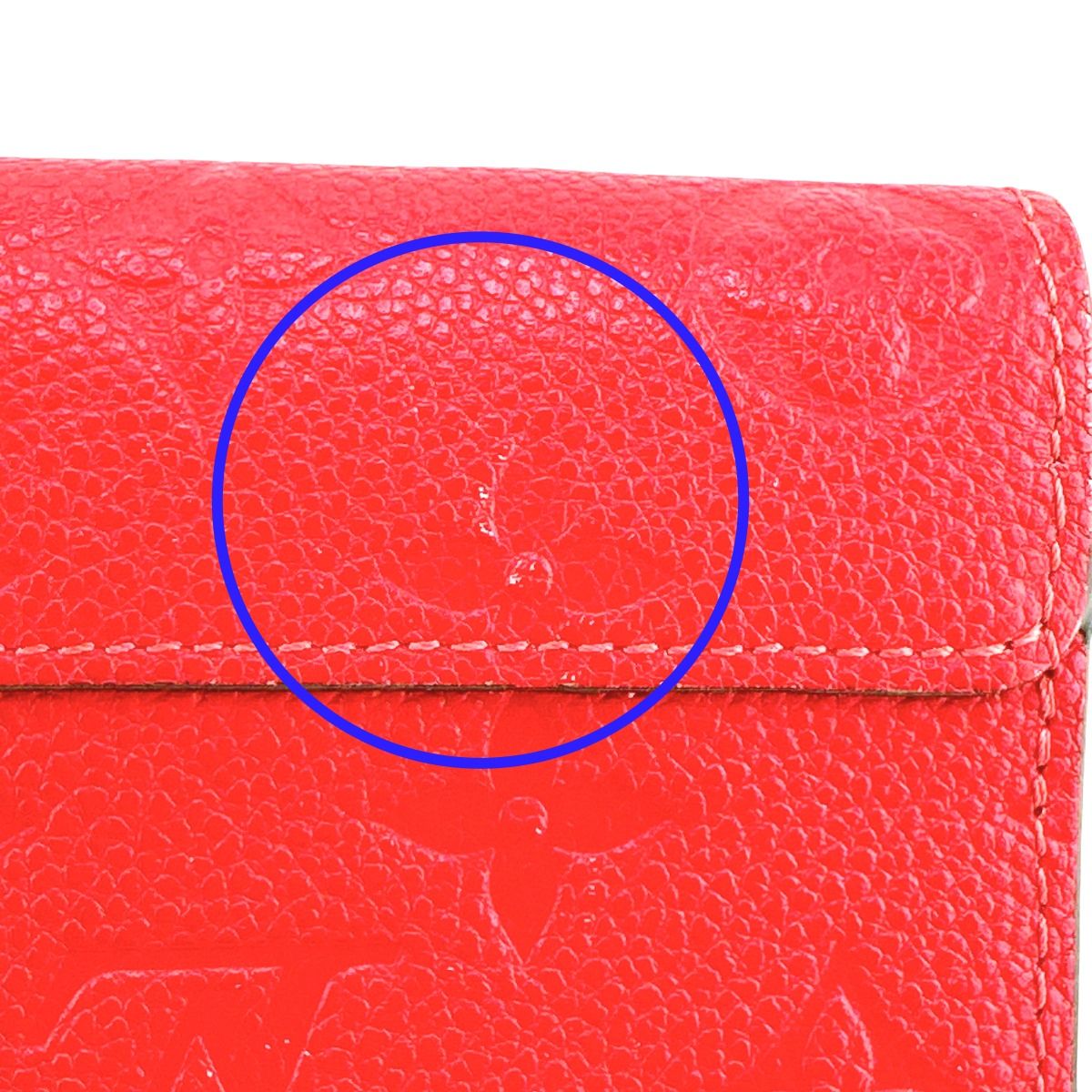 Louis Vuitton Monogram Portefeuille Long Wallet Red — view 9