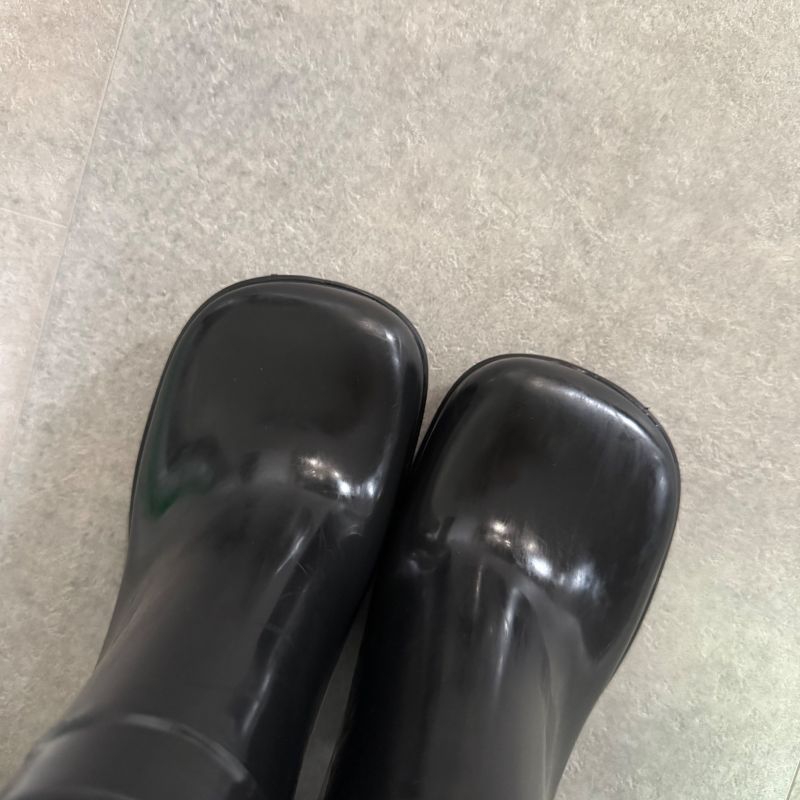 Bottega Veneta Rain Short Boots 38 25 cm Black Storage Bag Rubber — view 3