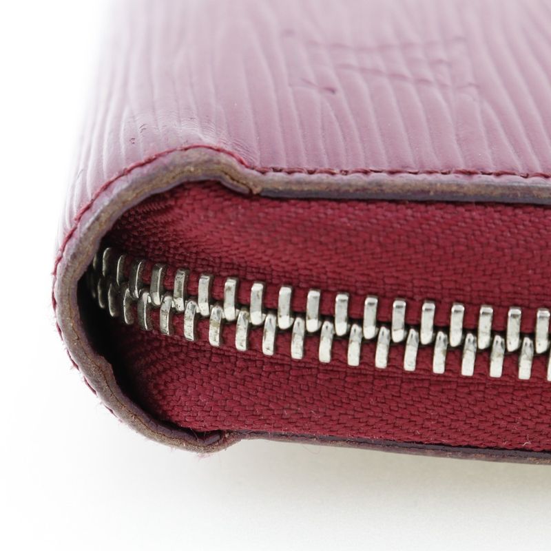 Louis Vuitton Zippy Wallet Epi Leather Red Mi1106 Long — view 8