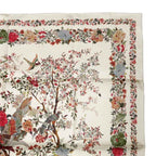 Dior Square Scarf Floral Pattern Beige 25 Jah090 Zkdo Accessories — view 6