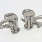 Christian Dior Earrings Swing Metal Silver CD Logo Accessory Plated — view 4