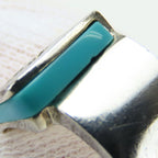 Hermes Ring Candy 51 Silver 925 11.1 g Light Blue H Logo — view 9