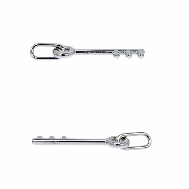 Hermes Curiosity Charm Set Of 2 Gold Color Silver Pendant Top Eye — view 4