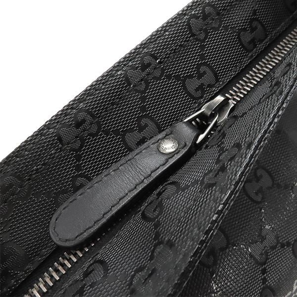 Gucci Shoulder Bag GG Imprime Black Silver Hardware — view 5