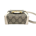 Gucci GG Supreme Shoulder Bag Horsebit Beige — view 5