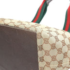 Gucci Tote Bag GG Canvas Handbag Beige — view 9
