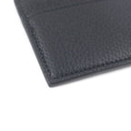 Gucci Silver Logo Hardware Leather Card Case Business Holder Black — view 7