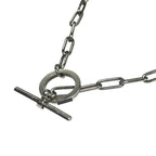 Hermes Chaine Dancre Game Chain Necklace Silver — view 6