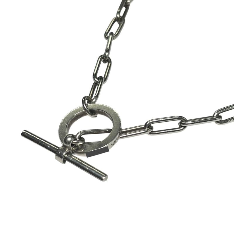 Hermes Chaine Dancre Game Chain Necklace Silver — view 6