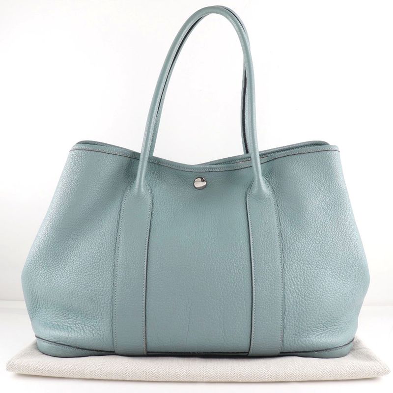 Hermes Garden Party PM Negonda Blue Run Light M Tote Bag — view 7