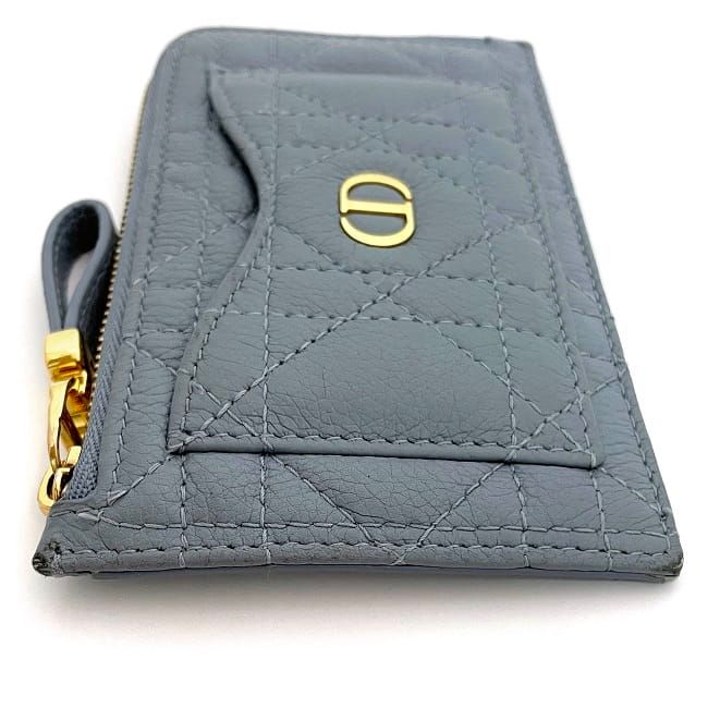 Christian Dior Coin Case Blue Lady Leather — view 6