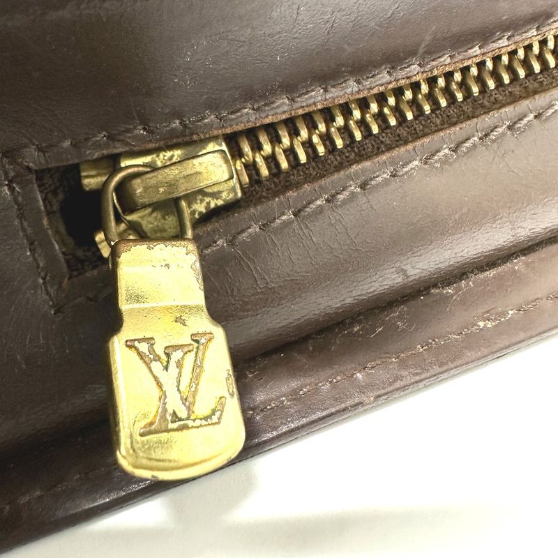 Louis Vuitton Second Bag Saint Damier Canvas Ebene Brown — view 5