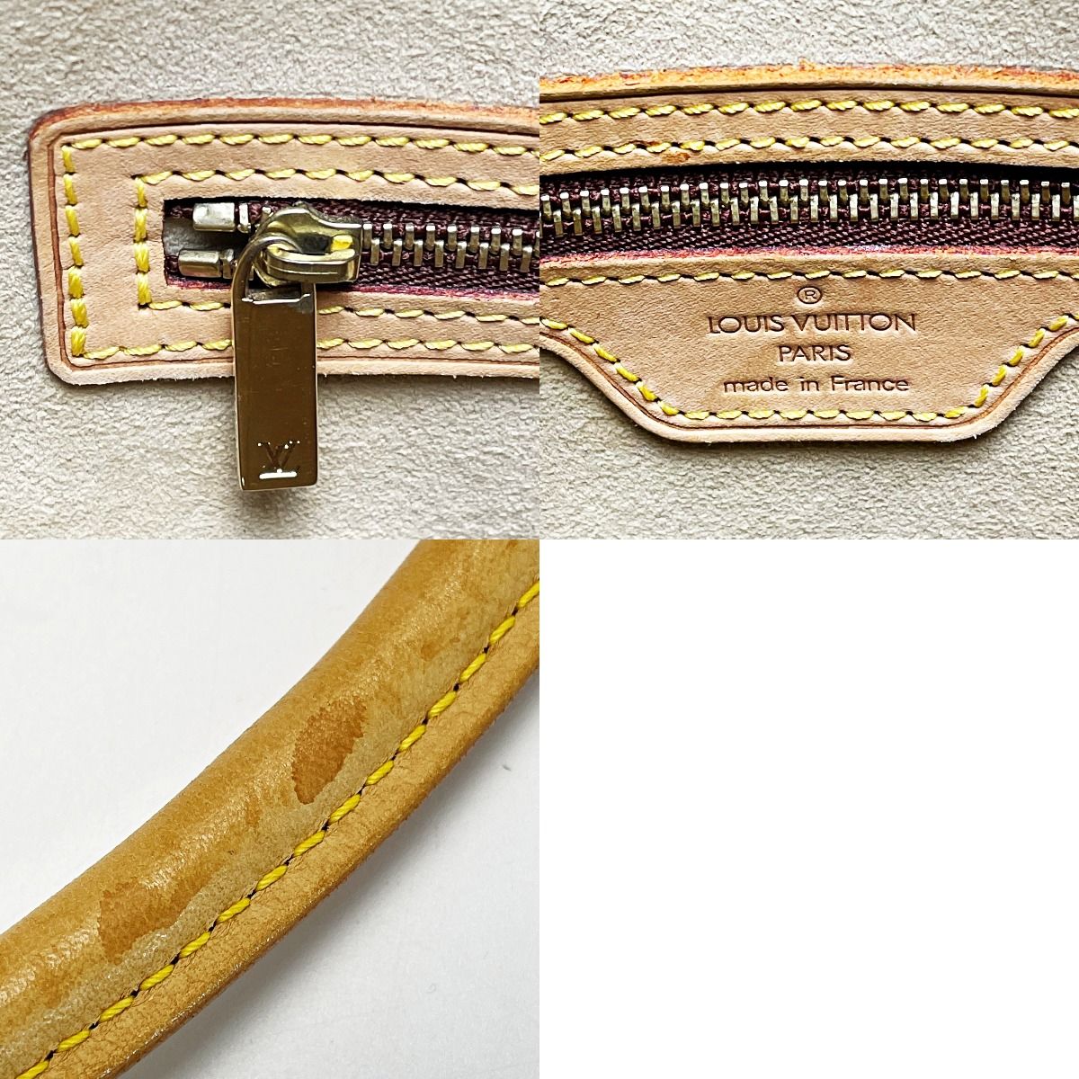 Louis Vuitton Monogram Looping Brown Handbag Gold Hardware — view 5