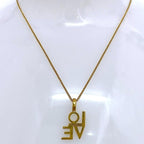Saint Laurent Love Necklace Gold Y1500 — view 4