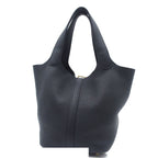 Hermes Picotin Lock PM Black Gold Taurillon Clemence Handbag — view 2