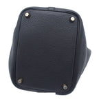 Hermes Picotin Lock PM Black Gold Taurillon Clemence Handbag — view 3
