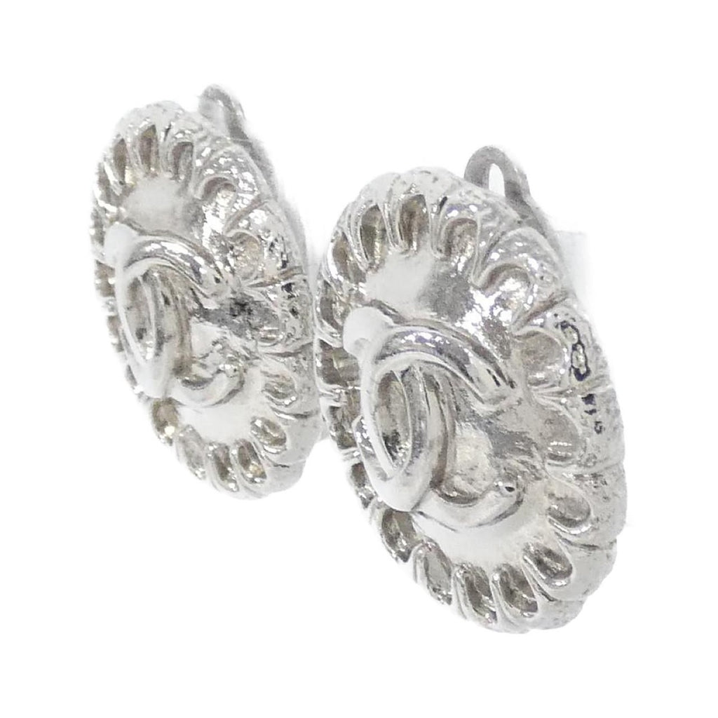 Chanel Vintage Earrings Silver — view 2