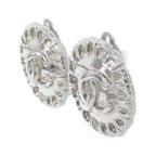 Chanel Vintage Earrings Silver — view 2