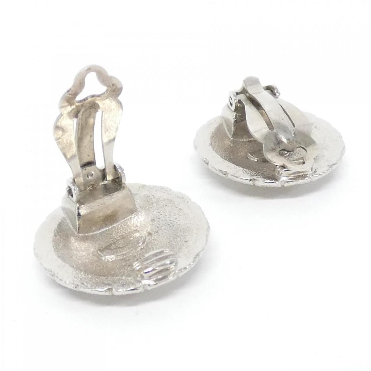 Chanel Vintage Earrings Silver — view 7