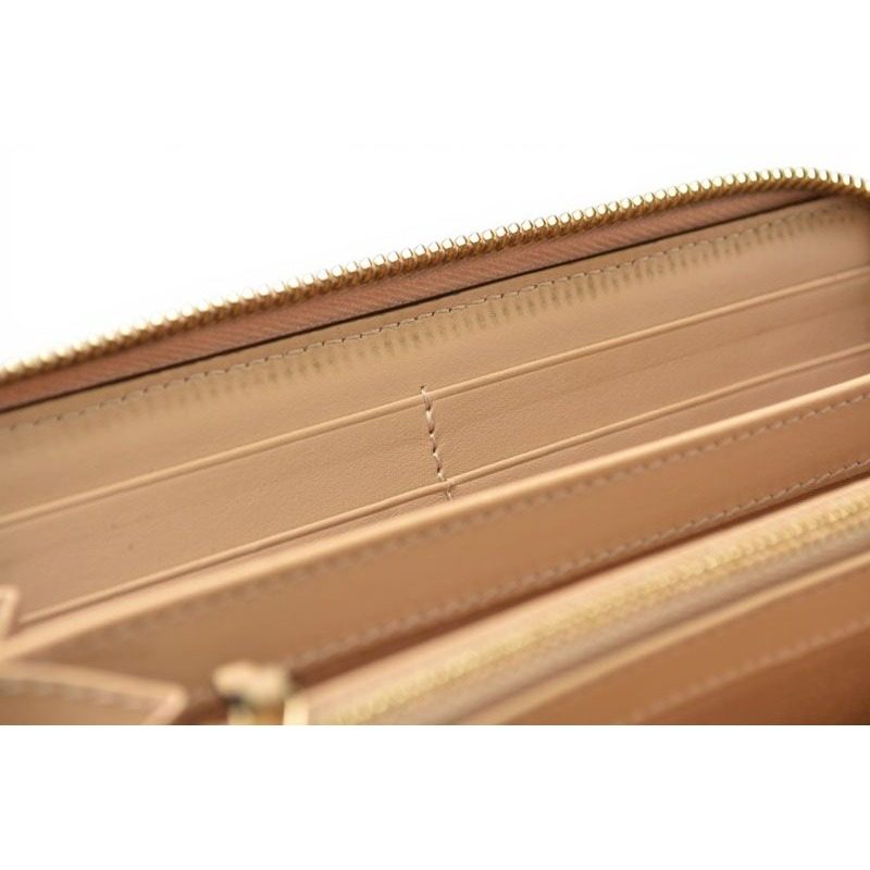 Gucci Wallet Zip Around GG Supreme Horsebit Print Brown Beige — view 7