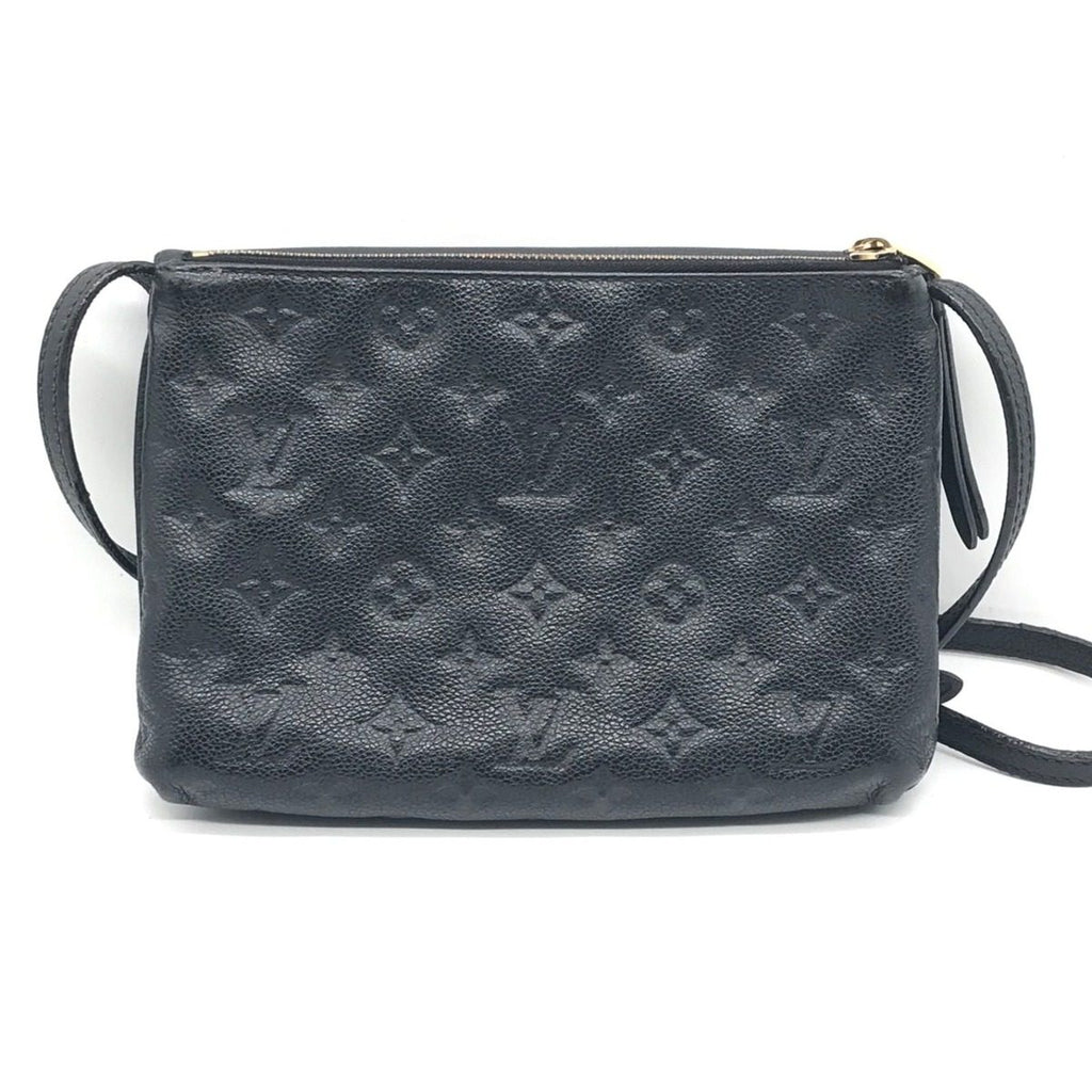 Louis Vuitton Monogram Empreinte Twice Shoulder Bag Noir Price Negotiation — view 2