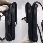 Louis Vuitton Monogram Empreinte Twice Shoulder Bag Noir Price Negotiation — view 3