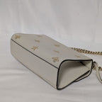 Gucci Leather Bi Star White Padlock Chain Shoulder Bag — view 3