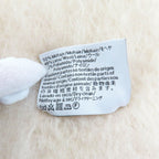 Loewe Mohair Wool Blend Anagram Leather Patch Fringe Scarf Ivory — view 7