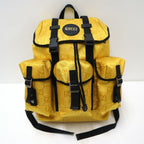 Gucci Off the Grid Backpack Yellow Black Nylon Leather