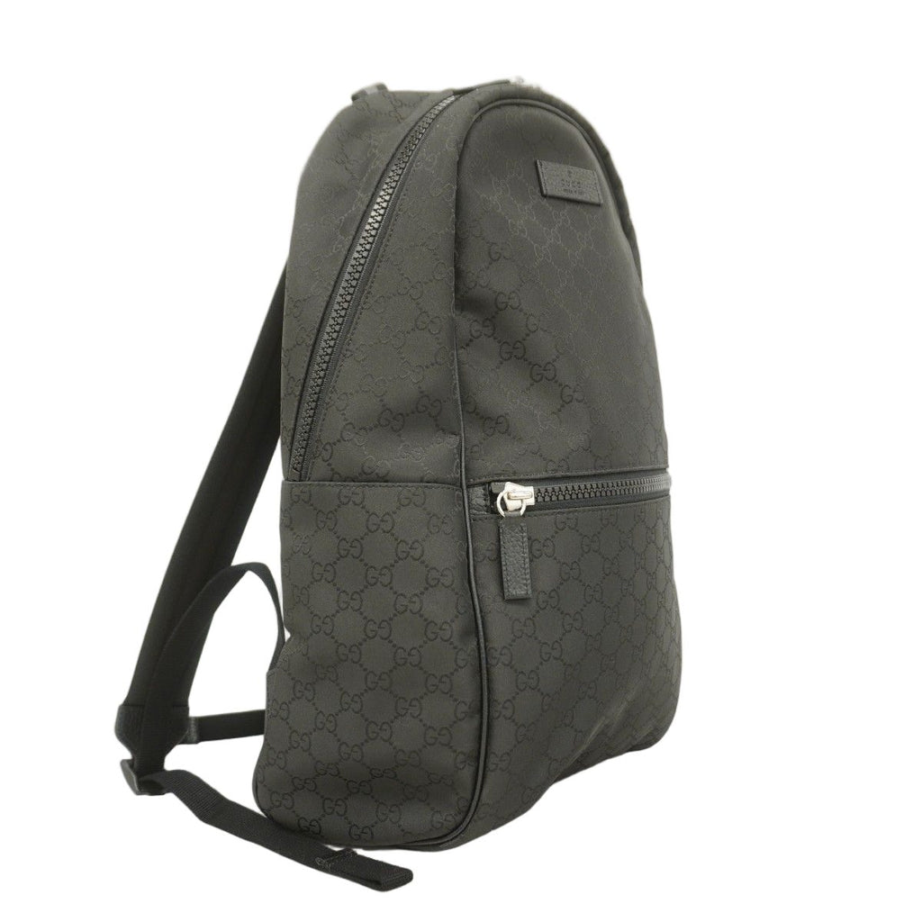 Gucci Backpack GG Nylon Black Silver — view 2