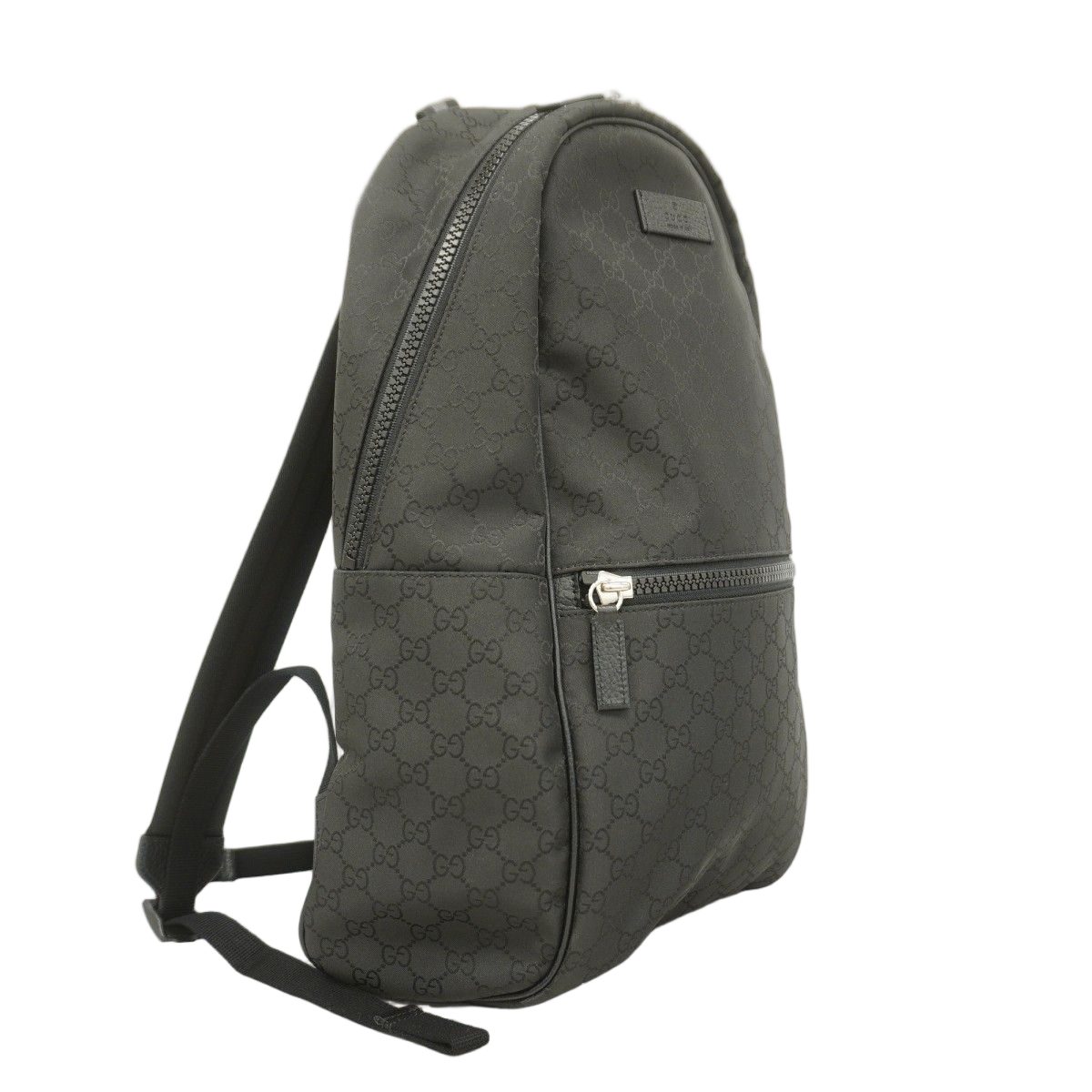 Gucci Backpack GG Nylon Black Silver — view 2