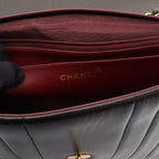 Chanel Shoulder Bag Mademoiselle Big CC Logo Single Flap Black Lambskin — view 4