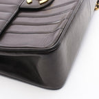 Chanel Shoulder Bag Mademoiselle Big CC Logo Single Flap Black Lambskin — view 8