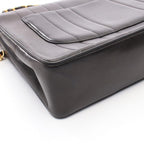 Chanel Shoulder Bag Mademoiselle Big CC Logo Single Flap Black Lambskin — view 9