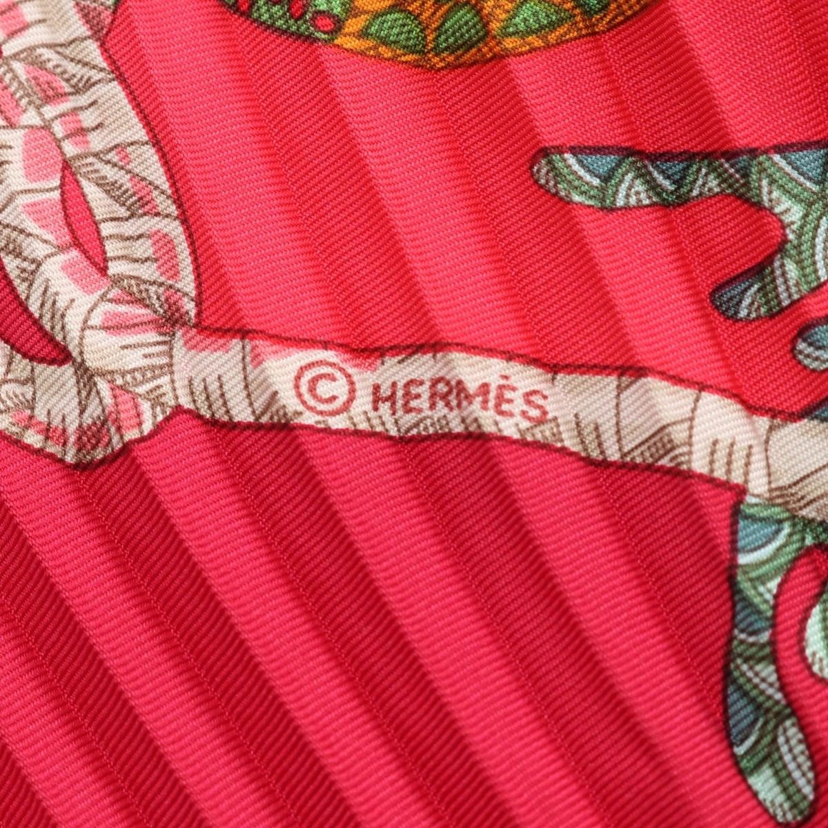 Hermes Scarf Carre Plisse Grands Fonds Silk — view 2
